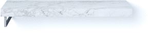 LOOOX DEKTON BASE SHELF SOLO L 120 CM BERGEN GAT LINKS HANDDOEKHOUDER LINKS GEBORSTELD RVS 