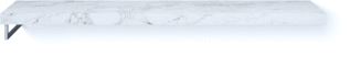 LOOOX DEKTON BASE SHELF SOLO L 200 CM DEKTON BERGEN GAT DUBBEL HANDDOEKHOUDER LINKS GEBORSTELD RVS 