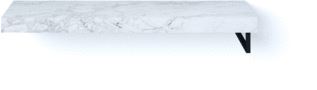 LOOOX DEKTON BASE SHELF SOLO R 120 CM DEKTON BERGEN GAT MIDDEN HANDDOEKHOUDER RECHTS MAT ZWART 