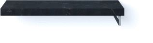 LOOOX DEKTON BASE SHELF SOLO R 120 CM DEKTON KELYA GAT LINKS HANDDOEKHOUDER RECHTS GEBORSTELD RVS 