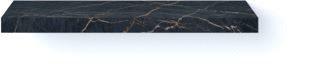 LOOOX DEKTON BASE SHELF SOLO X 120 CM DEKTON LAURENT GAT LINKS OPHANGING MAT ZWART 