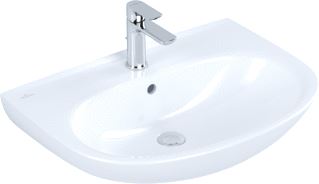 VILLEROY & BOCH O.NOVO WASTAFEL 650 X 480 X 180 MM WHITE ALPINE MET OVERLOOP 