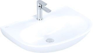 VILLEROY & BOCH O.NOVO WASTAFEL 650 X 480 X 180 MM WHITE ALPINE ZONDER OVERLOOP 