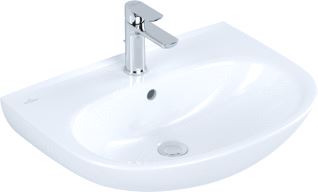 VILLEROY & BOCH O.NOVO WASTAFEL 600 X 460 X 180 MM WHITE ALPINE CERAMICPLUS MET OVERLOOP 