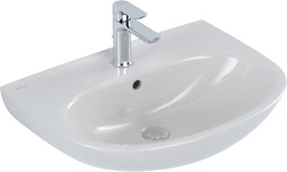 VILLEROY & BOCH O.NOVO WASTAFEL 600 X 460 X 180 MM PERGAMON CERAMICPLUS MET OVERLOOP 