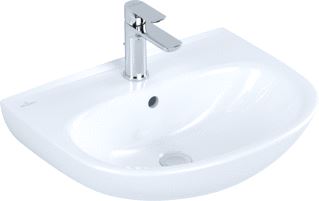 VILLEROY & BOCH O.NOVO WASTAFEL 550 X 440 X 180 MM WHITE ALPINE CERAMICPLUS MET OVERLOOP 