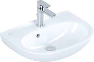 VILLEROY & BOCH O.NOVO FONTEIN 500 X 380 X 160 MM WHITE ALPINE MET OVERLOOP 