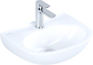 VILLEROY & BOCH O.NOVO FONTEIN 450 X 360 X 160 MM WHITE ALPINE CERAMICPLUS ZONDER OVERLOOP 