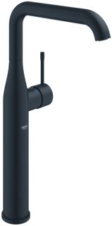 GROHE ESSENCE EENGREEP WASTAFELMENGKRAAN XL-SIZE HOOG MET EEN GLADDE BODY KLEUR PHANTOM BLACK 