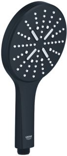 GROHE RAINSHOWER SMARTACTIVE 130 HANDDOUCHE MET 3 STRAALSOORTEN 9,5 L/M KLEUR PHANTOM BLACK 