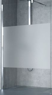 NOVELLINI GIADA H DOUCHEWAND RECHTHOEKIG WALK-IN 1950 X 600MM (HXB) PROFIEL WIT 6MM GLAS HELDER