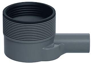 EASYDRAIN DRAIN MULTI SIFONHUIS ZIJUITLOOP LAAG UITGANG 40 MM. WATERSLOT VAN 50 TOT 25 MM 