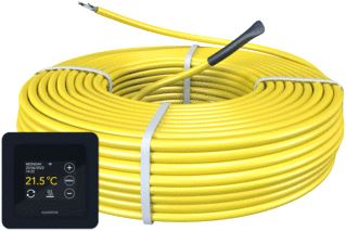 MAGNUM CABLE ELEKTRISCHE VLOERVERWARMING INCL. WIFI THERMOSTAAT ZWART 17,6M 300W 