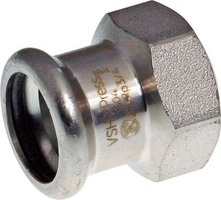 VSH XPRESS RVS 304 OVERGANGSKOPPELING 15MM X 1/2 PERS-BINNENDRAAD R2402 