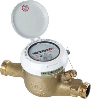 ZENNER WATERMETER BEHUIZING MESSING KWALITEITSKLASSE CUZN36PB-C (CC770S) NOM. DIAMETER BEHUIZING DN 20 NOM. DIAMETER ALLE AANSLUITINGEN 1 (25) UITWENDIGE BUISDIAMETER ALLE AANSLU 22MM BUITENDRAAD CILINDRISCH B DRUKTRAP