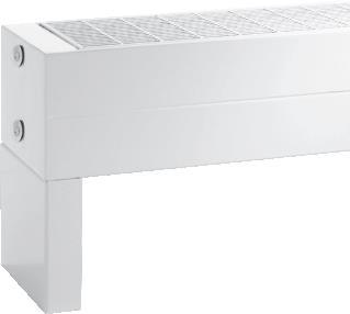 VASCO PRIMULA PLINTRADIATOR P2/180 2000X0140 ALUMINIUM-GRIJS JANUARI M302 AS:18 EXCL KOLOMVOETEN