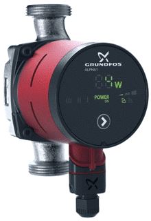 GRUNDFOS ALPHA 1 TAPWATERPOMP 230V 150MM 20-40 N 