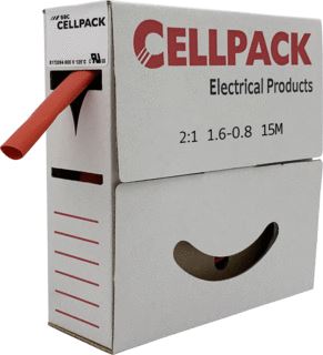 CELLPACK KRIMPKOUS WARMKRIMP DUNWANDIG LENGTE 7M ROOD 