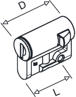 ABB POLYSAFE SLOTPR H-CYL VIERK 8MM