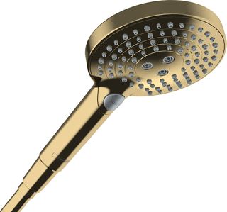 HANSGROHE RAINDANCE SELECT S 120 3JET POWDERRAIN HANDDOUCHE POLISHED GOLD OPTIC POLISHED GOLD OPTIC 