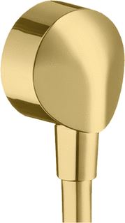 HANSGROHE FIXFIT WALL OUTLET E WITHOUT NON-RETURN VALVE POLISHED GOLD OPTIC