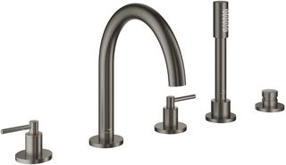 GROHE ATRIO 5-GATS BADRANDCOMBINATIEHARD GRAPHITE GEBORSTELD 