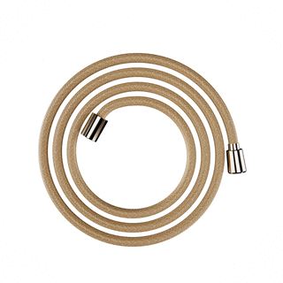 HANSGROHE TEXTILE SHOWER HOSE DESIGNFLEX 2000MM POLISHED GOLD OPTIC