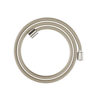 HANSGROHE TEXTILE SHOWER HOSE DESIGNFLEX 1600MM BRUSHED NICKEL