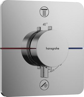 HANSGROHE SHOWERSELECT COMFORT Q THERMOSTAAT INBOUW VOOR 2 FUNCTIES CHROOM 