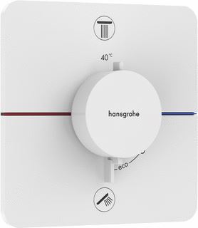 HANSGROHE SHOWERSELECT COMFORT Q THERMOSTAAT INBOUW VOOR 2 FUNCTIES MAT WIT 