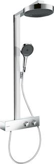 HANSGROHE RAINFINITY 1JET SHOWERPIPE ECOSMART 250 MET SHOWERTABLET 350 OPBOUW DOUCHEKRAAN THERM. HOH=15CM MET 3JET HANDDOUCHE EN DOUCHESLANG 160CM CHROOM 