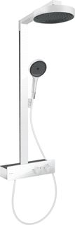 HANSGROHE RAINFINITY 1JET SHOWERPIPE ECOSMART 250 MET SHOWERTABLET 350 OPBOUW DOUCHEKRAAN THERM. HOH=15CM MET 3JET HANDDOUCHE EN DOUCHESLANG 160CM MAT WIT 