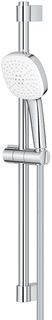 GROHE TEMPESTA CUBE GLIJSTANGSET MET HANDDOUCHE 11CM 2 STRAALSOORTEN 60CM MET DOUCHESLANG 175CM CHROOM 