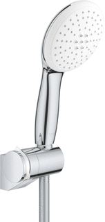 GROHE TEMPESTA BADSET MET HANDDOUCHE 11CM MET 3 STRAALSOORTEN MET VERSTELBARE HANDDOUCHEHOUDER +DOUCHESLANG 175CM CHROOM