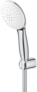 GROHE TEMPESTA BADSET MET HANDDOUCHE 11CM MET 2 STRAALSOORTEN MET VASTE HANDDOUCHEHOUDER + DOUCHESLANG 150CM CHROOM