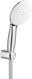 GROHE TEMPESTA BADSET MET HANDDOUCHE 11CM MET 2 STRAALSOORTEN MET VASTE HANDDOUCHEHOUDER + DOUCHESLANG 125CM CHROOM