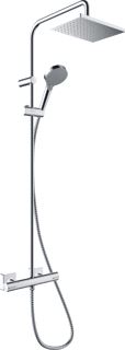 HANSGROHE VERNIS SHAPE SHOWERPIPE MET DOUCHETHERMOSTAAT ECO SMART CHROOM 