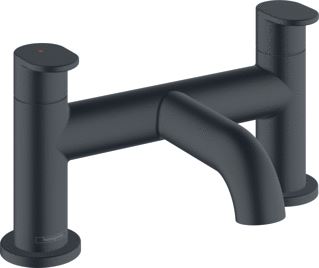 HANSGROHE VERNIS BLEND 2-GATS BADRAND BADMENGKRAAN MAT ZWART