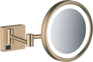 HANSGROHE ADDSTORIS SCHEERSPIEGEL MET LED LICHT BRUSHED BRONZE 