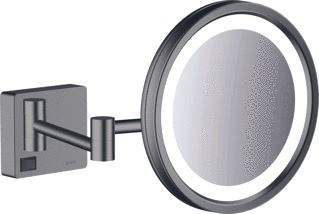 HANSGROHE ADDSTORIS SCHEERSPIEGEL MET LED LICHT BRUSHED BLACK CHROME 