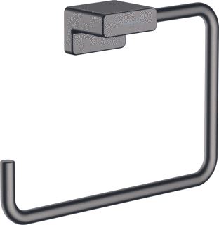 HANSGROHE ADDSTORIS HANDDOEKRING BRUSHED BLACK CHROME 