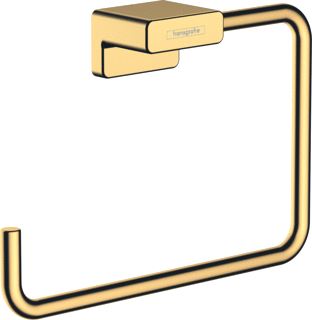 HANSGROHE ADDSTORIS HANDDOEKRING POLISHED GOLD OPTIC 