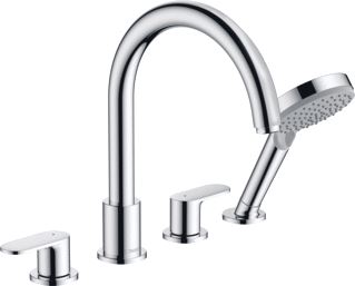 HANSGROHE VERNIS 4-GATS BADRAND MENGKRAAN CHROOM