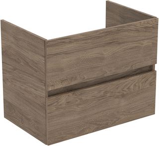 IDEAL STANDARD TIEMPO WASTAFELMEUBEL 700X440X550MM 2 LADEN SC GREEPLOOS FLINT HICKORY