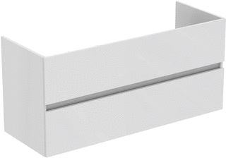 IDEAL STANDARD TIEMPO WASTAFELMEUBEL 1200X440X550MM MET 2 LADEN SC GREEPLOOS GL WIT