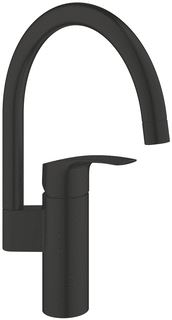 GROHE EUROSMART KEUKENMENGKRAAN HOGE UITLOOP MATTE BLACK 