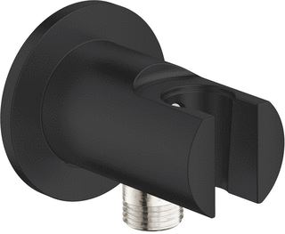 GROHE TEMPESTA WANDAANSLUITBOCHT MET HOUDER MATTE BLACK