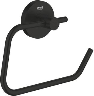 GROHE ESSENTIALS TOILETROLHOUDER ZONDER DEKSEL MATTE BLACK