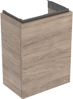 GEBERIT ACANTO FONTEINONDERKAST MET EEN DEUR B40 NOTEN HICKORY 