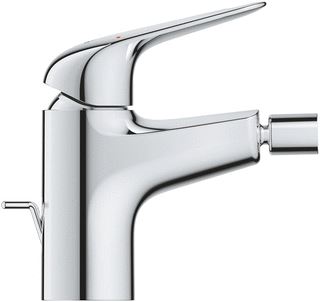 GROHE EUROECO BIDETKRAAN MET WASTE 